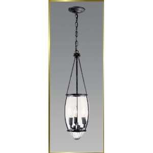 Wrought Iron Chandelier, JB 7276, 3 lights, Natural Iron, 8 wide X 24 