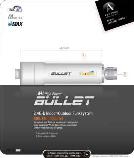With up to 600mW of power and enhanced receiver design, the Bullet M 