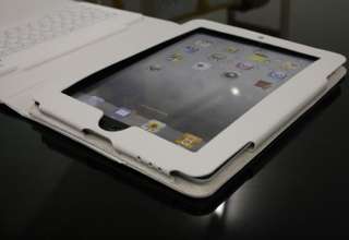 iPad 1 & 2 Tasche Case Bluetooth Tastatur Keyboard Weiß  