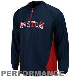 Majestic Boston Red Sox Youth Triple Peak Gamer Pullover Jacket   Navy 