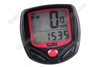 Slim LCD Digital Bike Bicycle Cycle Computer Odometer Speedometer 
