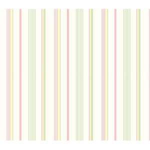  Pink Green Stripes Wallpaper