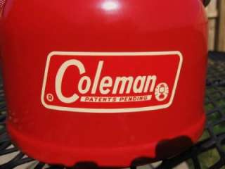Vintage Coleman 200A Red Lantern w/ Original Box  