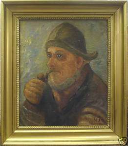 PORTRAIT OF A SKAGEN FISHERMAN. EMIL WEINREICH. N/R  