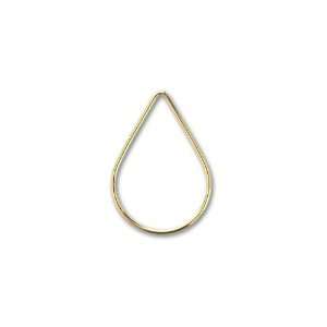  Gold Filled Pear Shaped Link (29x21mm) Arts, Crafts 