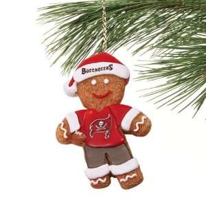  Tampa Bay Buccaneers Gingerbread Football Player Ornament 