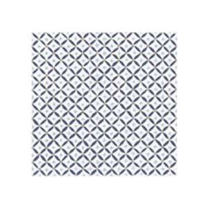   Decorative Field Tile w/Cobalt Blue Lattice Pattern