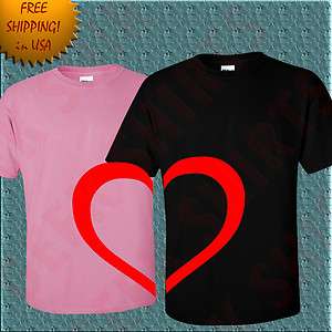 new Valentines Day Love Gift T shirt Romantic Tee shirt for Him and 