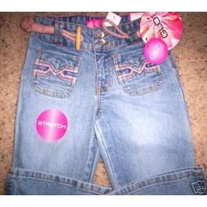  Girls Glo Stretch Jeans Size 10 