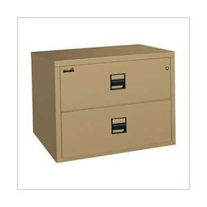   Fireproof Lateral Metal File Cabinet in Parchment