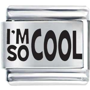 Phrase Im So Cool Laser Italian Charms Pugster Jewelry