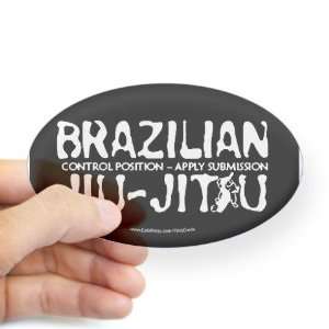  Jiu Jitsu Sticker Oval Sports Oval Sticker by  