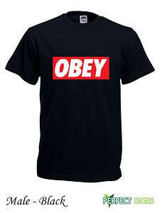 OBEY TAG GRAFFITI T shirt Mens S XXL FREE P&P   Black  