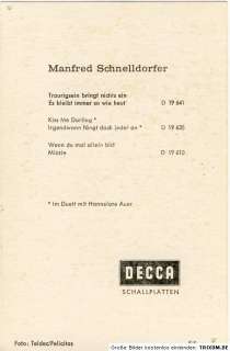 Manfred Schnelldorfer 60 er Jahre Orig. Sign. +12455  