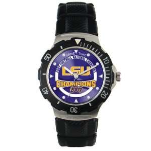 LSU Tigers NCAA Mens Agent Series Watch (2007 Champs)  