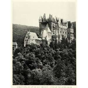  1922 Print Schloss Eltz Castle Germany Rhine Ancient 