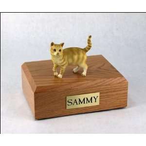  650 Shorthair, Red Tabby   Standing Cat Cremation Urn 