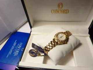   CONCORD Lady Steeplechase Diamond Watch Comes with Box, Papers & Tags