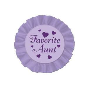  Favorite Aunt Purple Satin Button Arts, Crafts & Sewing