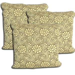  Set of 3 Floral Design Indian Cushion Pillow Cover New 