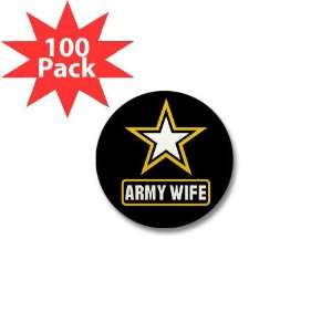  Salute to US Military ARMY WIFE on a 1 inch Mini Pinback 