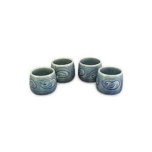 Tea cups, Mek (set of 4) 
