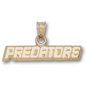  Nashville Predators 10K Gold PREDATORS Pendant Sports 