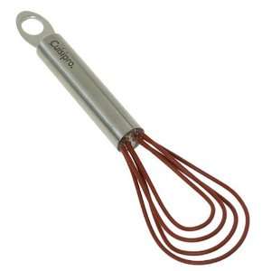  Cuisipro Silicone Flat Whisk 6 Red