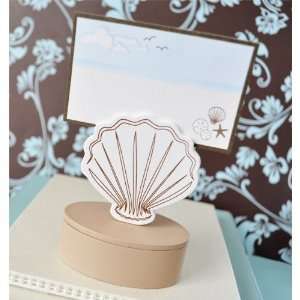  Shell Place Card Favor Boxes with Designer Place Cards 