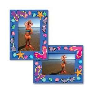  3207    Summer Beach Paper Frames Arts, Crafts & Sewing