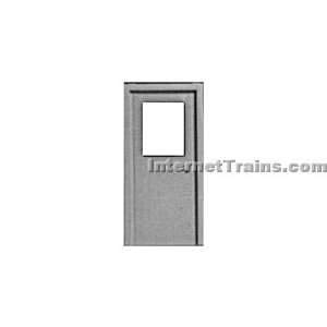  Pikestuff HO Scale White Styrene Entry Doors w/Single 