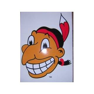  Cleveland Indians Chief Wahoo Corn Hole Cling/decal 11x17 
