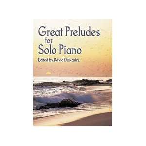  Alfred 06 449556 Great Preludes for Solo Piano Musical 