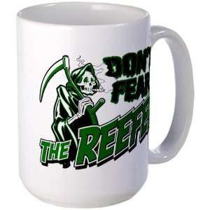  Large Mug Coffee Drink Cup Marijuana Dont Fear The Reefer 