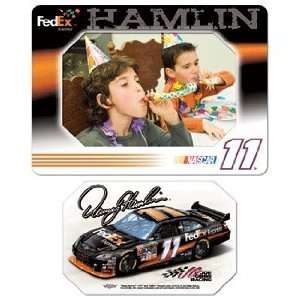  NASCAR Denny Hamlin Magnet   Die Cut Horizontal Sports 