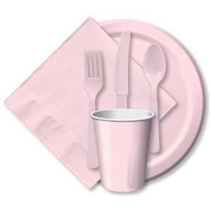  Paper Luncheon Plates 7 24/Pkg Classic Pink