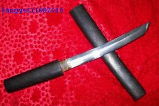Antique Handmade Japanese Dagger Sword Rosewood sheath  