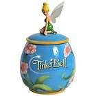 Peter Pan Tinker Bell Flowers Cookie Jar ADORABLEY ELEGANT 