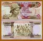 ghana africa 50 cedis 15 7 1986 p 25 unc