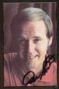 Dave Soutar signed autograph 1970s PBA Bowling Card  