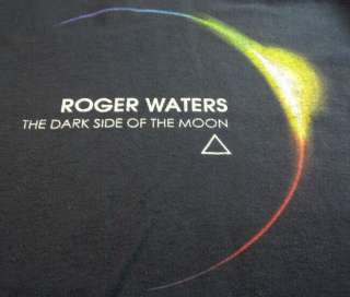 Roger Waters PINK FLOYD Dark Side of the Moon 2007 Tour T Shirt 2XL 