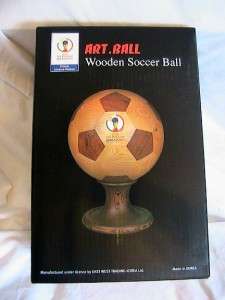 FIFA World Cup 2002 wooden soccer ball art.ball Korea  