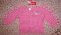 NWT Gymboree PARK CITY LUXE Pink CARDIGAN SWEATER 12 18  