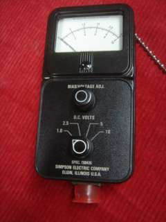 Simpson Alignment Voltage Meter T00435 AN/GRC 224  