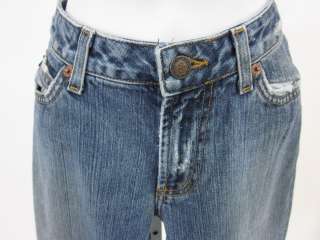 EARL JEAN Light Wash Boot Cut Denim Jeans Size 25  