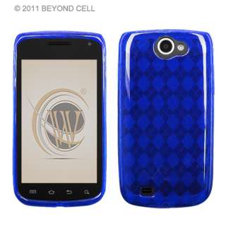 BLUE DIAMOND TPU GEL SKIN PROTECTOR CASE COVER for Samsung Exhibit 2 