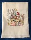   Farmers Rooster Early Morning Wake Up Embroidered Flour Sack Towel