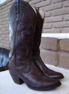 GORGEOUS Vintage Dan Post Cowboy Boots, size 5.5 C  