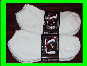 pair Men Cotton no show ankle Sport Socks white 10 13  