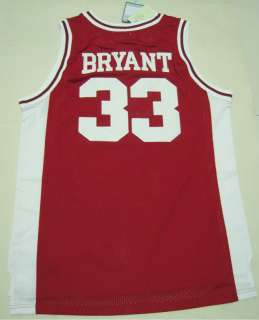 New Kobe Bryant LOWER MERION High School Red Swingman Jersey Size M 